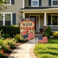thumbnail image 6 of Tepsmf Independence Day Garden Flag Double Sided Patriotic USA Yard Flag American Flag Outdoor Decoration for Memorial Day Fourth of July Home Porch Decor, 6 of 6