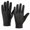 Black, variant on Men Ice Silk Cool Outdoor Gloves Breathable Full Finger for Cycling Hiking