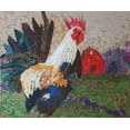 thumbnail image 2 of St Hilaire, Elizabeth 14x12 Gold Ornate Wood Framed with Double Matting Museum Art Print Titled - Au Chant du Coq, 2 of 4