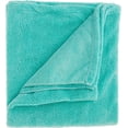 thumbnail image 2 of DII Bone Dry Microfiber Dog Bath Towel with Embroidered Paw Print - 44x27.5" - Green, 2 of 8