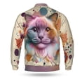 thumbnail image 2 of Ragdoll Portrait Watercolor Vintage Retro Styles All Over Print 3D Baseball Jacket Cat Lover Kitten Owner Gifts Idea Bomber Jacket Softball - 00001, 2 of 6