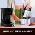 thumbnail image 4 of Mueller 12-Cup Drip Coffee Maker - Borosilicate Carafe, Auto-Off, Reusable Filter, Anti-Drip, Keep-Warm Function, Clear Water Level Window Coffee Machine, Ideal for Home or Office, 4 of 5