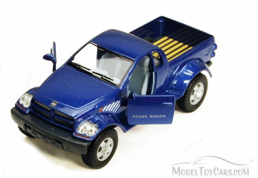 Details about   Dodge Power Wagon Pick Up Truck In A Blue 142 Scale Diecast From Kinsmart  dc806 