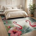 thumbnail image 3 of ODIKA 8'x10' Washable Area Rug Non-Shedding, Easy Care, Door Welcome Pcs Boho Plaid Layering Border Motif Hawaiian Frame for King Size Bedroom Under Bed, Master Suite, 3 of 7