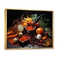 thumbnail image 2 of Designart "Food with Oriental Spices I" Food & Beverage Floater Framed Wall Decor, 2 of 7