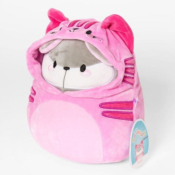Squishmallows 8 inch Fidalna  the Mouse with Whiskers in Cat Costume