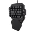 thumbnail image 1 of Teclado para juegos con una mano, teclado con una mano 35 teclas para dormitorio para el hogar para juegos Ccdes No se aplica, 1 of 1