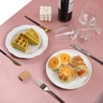 thumbnail image 5 of TURSTIN 4 Packs Satin Tablecloth 102 x 58 Inch Overlay Satin Table Cover Rectangle Bright Silk Tablecloth Smooth Fabric Table Decoration for Wedding Banquet Party Events, Rose Gold, 5 of 6