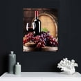 thumbnail image 4 of COMIO Red Grape Wine Wall Art Still Life Poster Fruit Goblet Canvas Painting Decorations for Dining Room Salon Bar Office Home Decor, 4 of 4