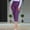 Purple, variant on Sakmal Capris for Women Work Dressy Casual Gray Slim Leg Solid High Waisted Cropped Capris
