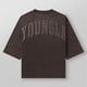 thumbnail image 2 of Camiseta de gran tamaño para hombre, chaqueta de manga corta de algodón con estampado de espuma, deportes americanos, fitness y ocio, novedad, 2 of 5