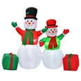thumbnail image 1 of Gymax 6ft Inflatable Christmas Snowmen Indoor Outdoor Blow Up Decor w/ LED Lights, 1 of 7