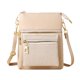 thumbnail image 1 of Bolso de PU para teléfono móvil de mujer, bolso de hombro suave en diagonal, bolso de mano con cremallera de tendencia, 1 of 5