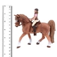thumbnail image 6 of LeeQinersw 2x Plastic Animal Figure Horse with Rider Figurine Statue Playest Toys Gifts, 6 of 8