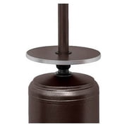 Patio Heater- 87 Tall AZ Patio Heater with Table- Hammered Bronze