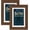 Brown, variant on 5x7 Picture Frame Red - 2 Pack, Wood Poster Frames with Tempered Glass, Displays 4x6 Photo with Mat or 5 x 7 Without, for Horizontal/Vertical Tabletop & Wall Hanging in Home, Office, or Gallery