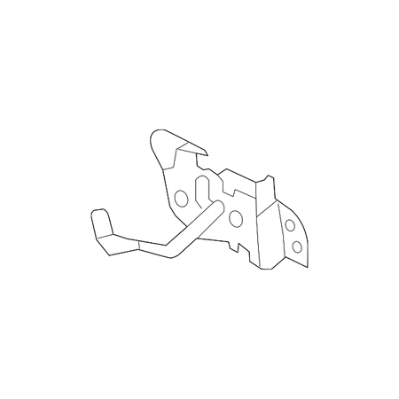 Genuine OE Mitsubishi Latch - 5908A330 Fits select: 2020-2021 MITSUBISHI OUTLANDER SPORT
