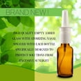 thumbnail image 2 of Amber Glass 1 oz Nasal Sprayer! EMPTY, Refillable, Travel Sized, Quality Glass for Saline Applications! (2 Pack), 2 of 5