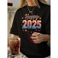 thumbnail image 1 of Women'S Vintage Casual Printed T-Shirt with a Round Neck, 1 of 6