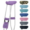 thumbnail image 2 of Get Well Soon Gift Set - Universal Crutch Underarm Pad, Hand Grip Covers, Mini Pouch, Gray, 2 of 12