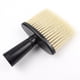 thumbnail image 2 of Cepillos para el polvo de la cara y el cuello suaves, cepillo para el cabello para cortar el cabello, cepillo para el cabello limpio (1 pieza, negro), 2 of 5