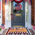 thumbnail image 2 of SIfdSeng Custom Last Name Doormat for 4th of July Patriotic Front Door Welcome Mat with and Design, 2 of 8