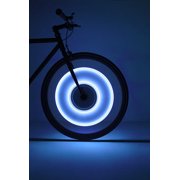 Spin Brightz LED Bicycle Spoke Tube Lights, Weather-Resistant, for 1 Wheel, Blue