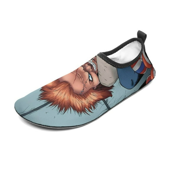Chucky Water Shoes Beach Swim Barefoot Quick Dry Aqua Socks, Non-Slip Sporty Water Shoes for Men Women 3/4women