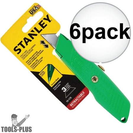 Plastic Retractable Utility Knife - Stanley 10-179 5-5/8