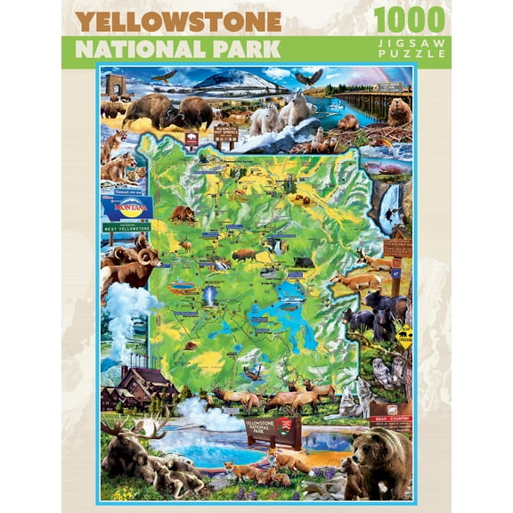 MasterPieces - Yellowstone National Park 1000 Piece Jigsaw Puzzle