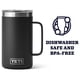 thumbnail image 2 of Taza YETI Rambler 710 ml de acero inoxidable con aislamiento al vacío, color negro, 2 of 6
