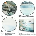 thumbnail image 3 of Designart "Skyline Of A Tropical Island I" Coastal Tropical Canvas Wall Art, 3 of 7