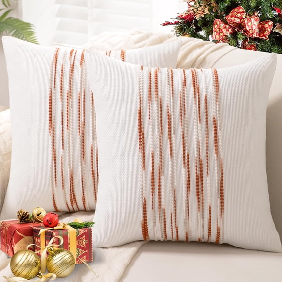 Juego de 2 fundas de cojín WANLIRD Boho de 45 x 45 cm