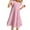 Pink, variant on Kiijoy Big Girls Summer Polka Dots Short Sleeve Dress Relaxed Fit Casual A-Line Dress