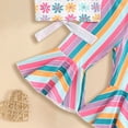 thumbnail image 5 of Girls Summer Outfits Toddler Baby Girls Short Sets 2 Piece Clothing Set Flutter Sleeve Shirt and Short 2-7 Years Girls Summer Set 1-5 Years,3-4 Years, 5 of 6