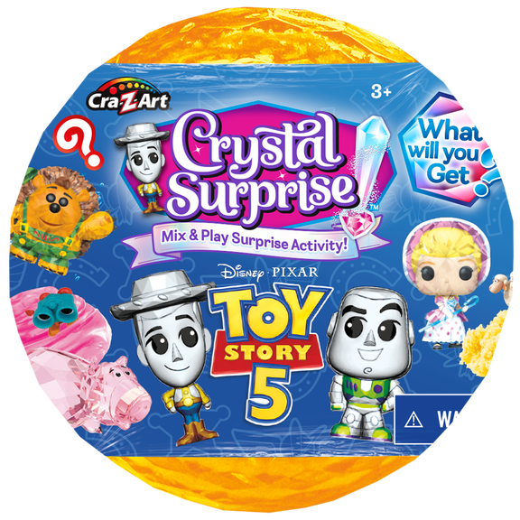Cra-Z-Art Toy Story 5 Crystal Surprise Mystery Ball, Ages 3 