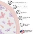 thumbnail image 5 of Sweet Jojo Designs Butterfly Blush Pink and Purple Girl Baby Tummy Time Play Mat, 5 of 5