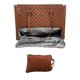 thumbnail image 1 of Bolso de mano para mujer, bolso para portátil de piel sintética de gran capacidad con bolsillo para monedero. Marrón oscuro, 1 of 9