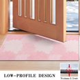 thumbnail image 3 of Pink Floral and Petal Pattern Door Rugs,Washable Non Slip Door Mats Indoor,Decorative Door Mats,Entry Mat Indoor for Entrance,Bedroom,Kitchen,Bathroom,17"x30", 3 of 6