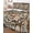 brown, variant on Twin Quilt Bedding Set, Farmhouse Checkered Reversible Summer Quilt 3 Pieces, Rustic Retro Farm Life Assembling Lightweight Bedspreads Coverlets with 2 Pillow Shams for All Seasons
