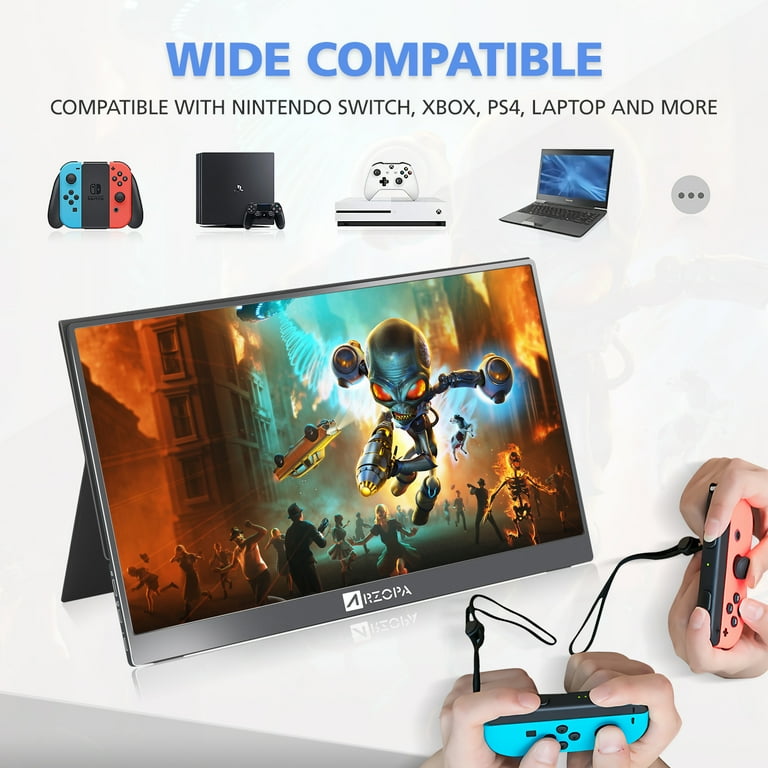 Portable Monitor, ARZOPA 15.6 inch 178°IPS HDR 1080P Full HD