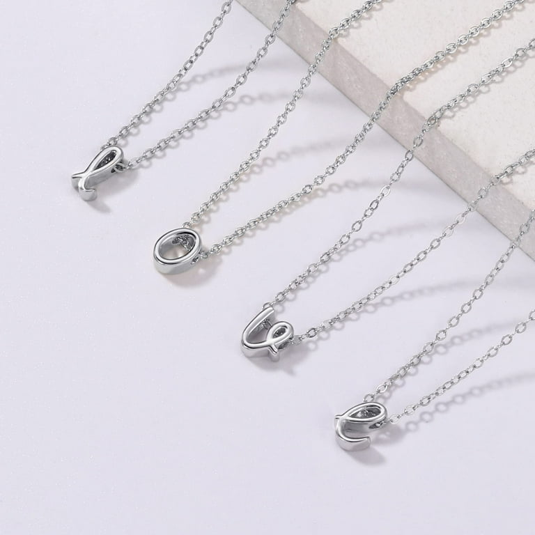 Initial necklace shop for little girl