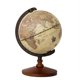thumbnail image 1 of Wooden Globe Retro Vintage Home Decoration Desk Toy World Map Geography Crafts, 1 of 5