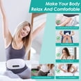 thumbnail image 6 of Moclever Electric Abdominal Massager with Bian Stone Kneading 5 Modes 3 Heat 3 Speeds Cordless Belly Massager for Period Cramps Bloating Indigestion, 6 of 13