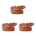 thumbnail image 3 of Guardoinrt Ceintures en Faux Cuir avec Boucle Sculptée pour Femmes Jeans Robe Type A 3Set, 3 of 6