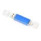 thumbnail image 1 of U Disk OTG NikouMX Azul brillante DualHead Mini Metal USB 2.0 4G, 1 of 8