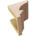 thumbnail image 6 of 5"W x 5"D x 5"H Wide Diane Rough Cedar Woodgrain TimberThane Corbel, Primed Tan, 6 of 6