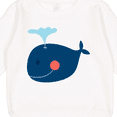 thumbnail image 3 of Inktastic Whale Cute Blue Toddler Sweatshirt, 3 of 4