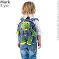 thumbnail image 3 of Mochila Naturally KIDS Frog para niños pequeños con peluche, 3 of 9