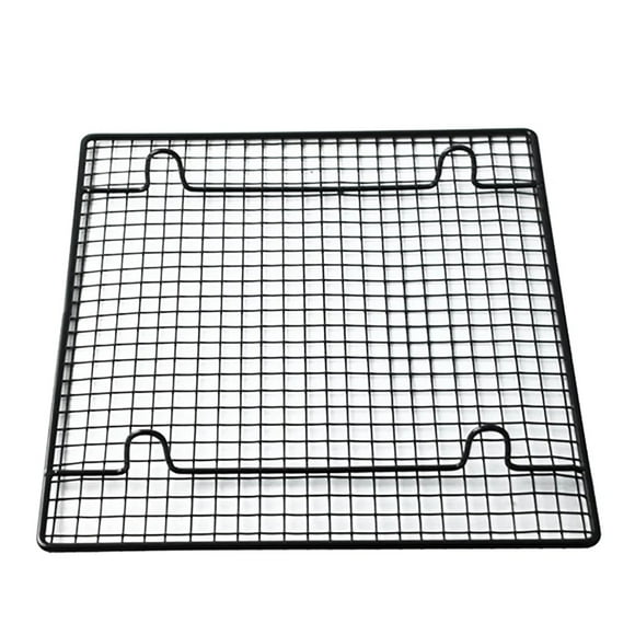 Kitchen Utensil Set ChefCooling Racks For Baking Stainless SteelCooling Rack/Baking Rack OvenSafe Wire Racks Non Stick CakeCooling Tray Bread Grid Net Rack BiscuitCookie Holder Shelf, Black